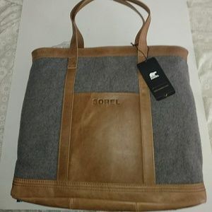 Sorel working tote elk NWT